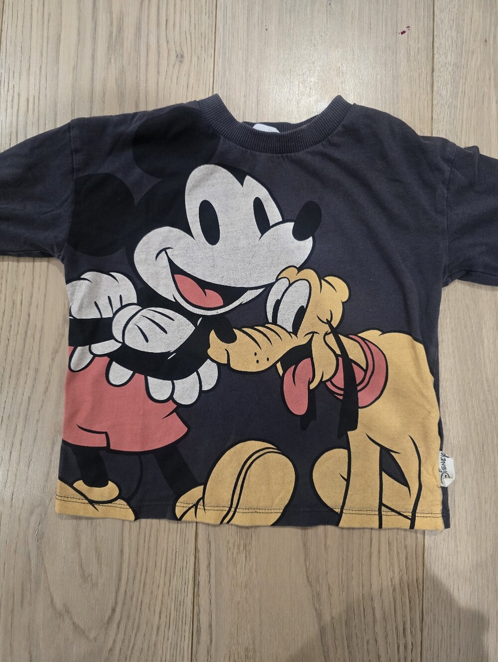 GUC H&M Kids Mickey & Pluto Graphic Tee 2T
